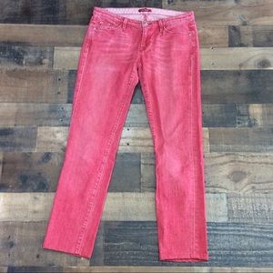 7FAM red skinny jeans sz 28 EUC